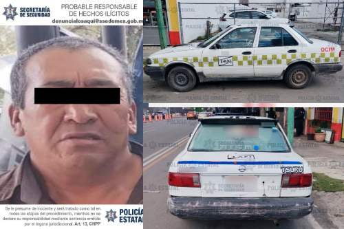 Video: Tras persecución en Toluca, atrapan a probable ladrón de pasajeros